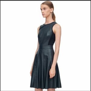 Rebecca Taylor Vegan Leather Dress